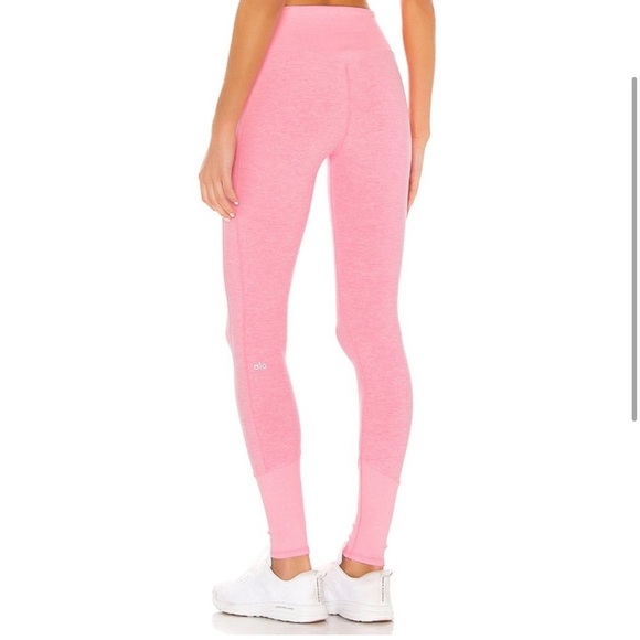 Alo Yoga High Waist Lounge Legging Macaron Pink Size Small - Picture 2 of 6